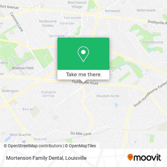 Mortenson Family Dental map