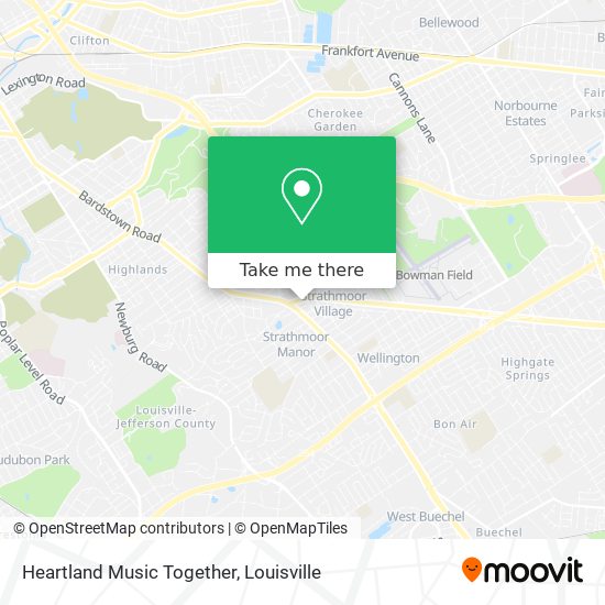 Heartland Music Together map