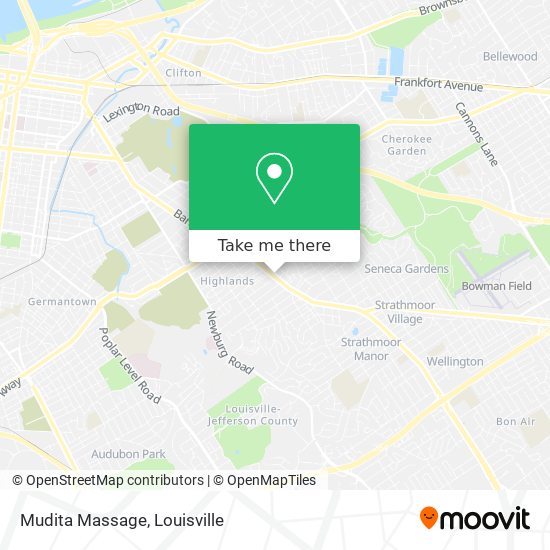 Mapa de Mudita Massage