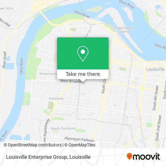 Louisville Enterprise Group map