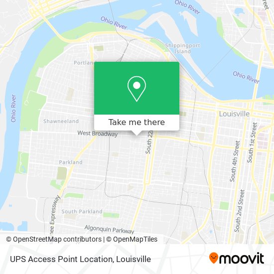 Mapa de UPS Access Point Location