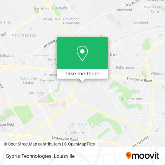 Mapa de Sypris Technologies