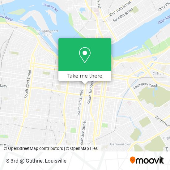 Mapa de S 3rd @ Guthrie