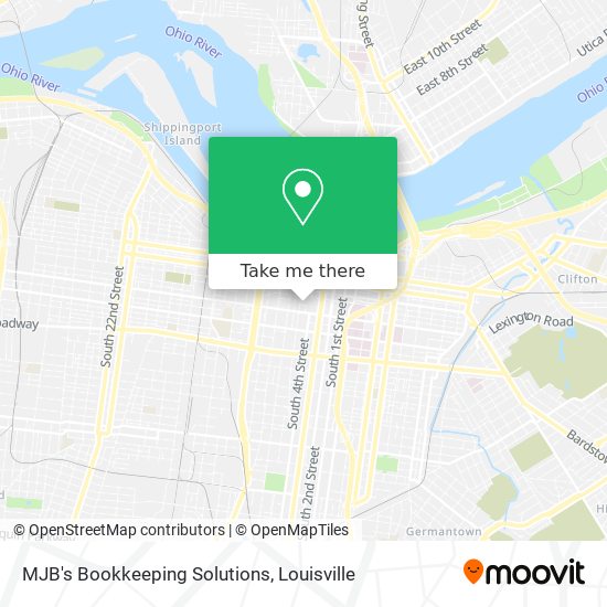 MJB's Bookkeeping Solutions map