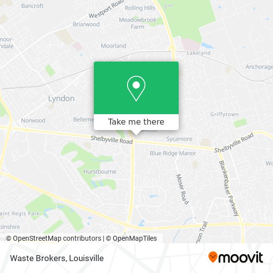 Waste Brokers map