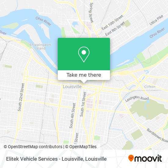 Elitek Vehicle Services - Louisville map