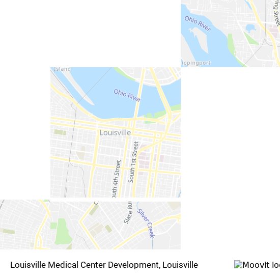 Louisville Medical Center Development map