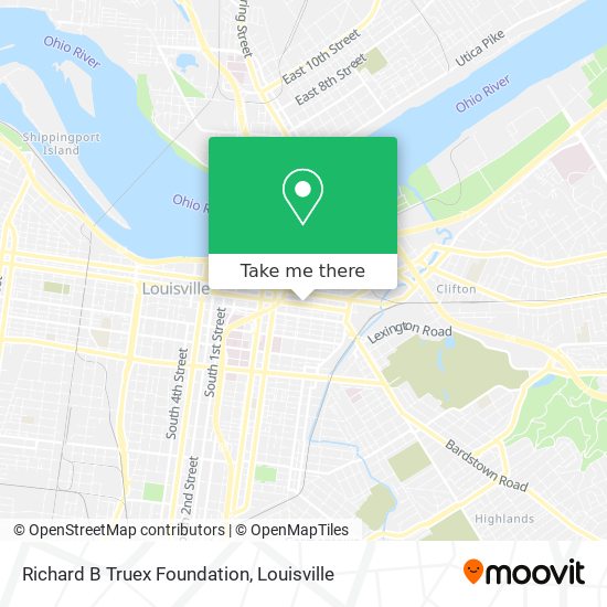 Richard B Truex Foundation map