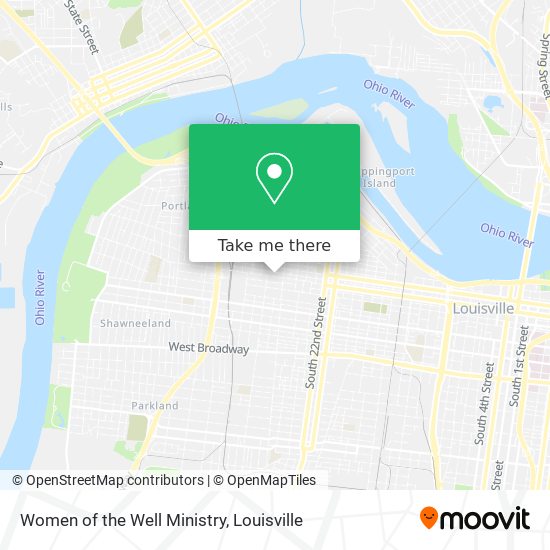Women of the Well Ministry map
