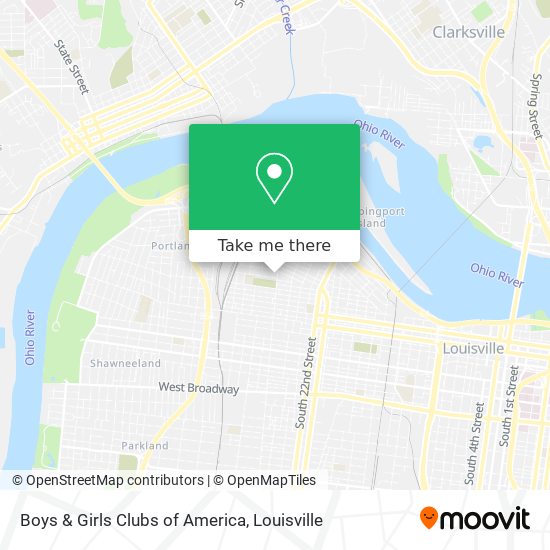 Boys & Girls Clubs of America map