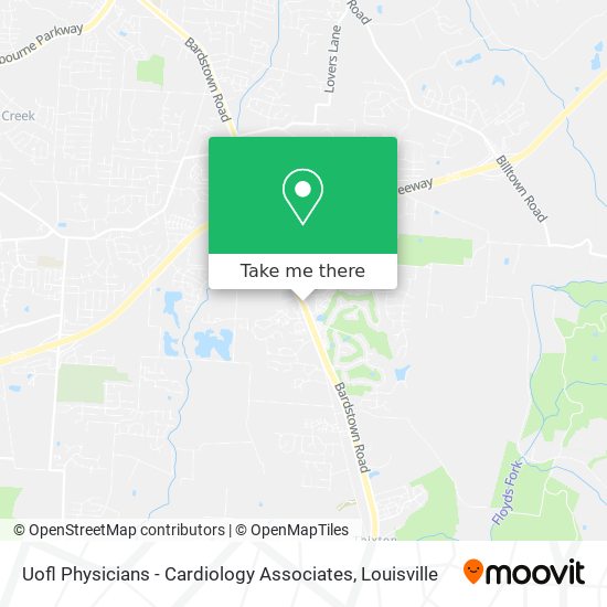 Uofl Physicians - Cardiology Associates map