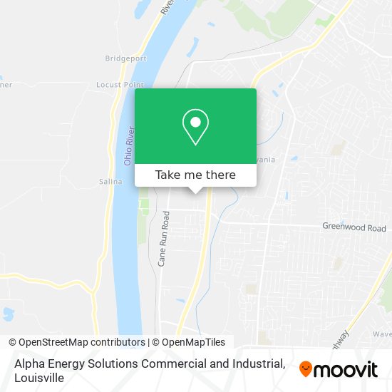 Alpha Energy Solutions Commercial and Industrial map