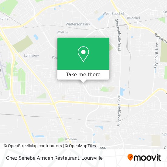 Chez Seneba African Restaurant map