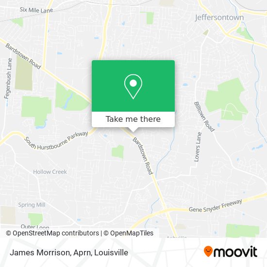 Mapa de James Morrison, Aprn
