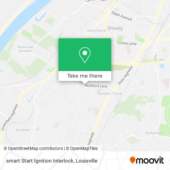 Mapa de smart Start Ignition Interlock