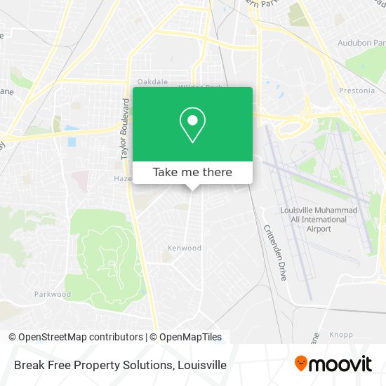 Break Free Property Solutions map