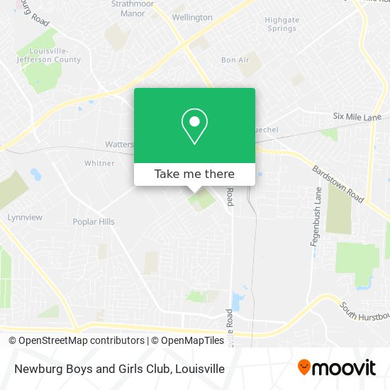 Mapa de Newburg Boys and Girls Club