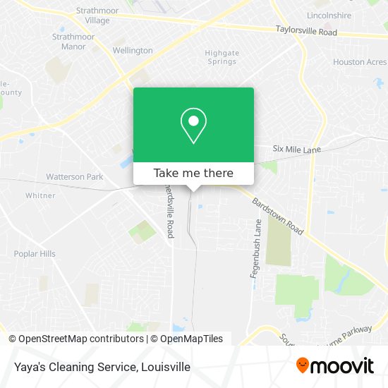 Mapa de Yaya's Cleaning Service