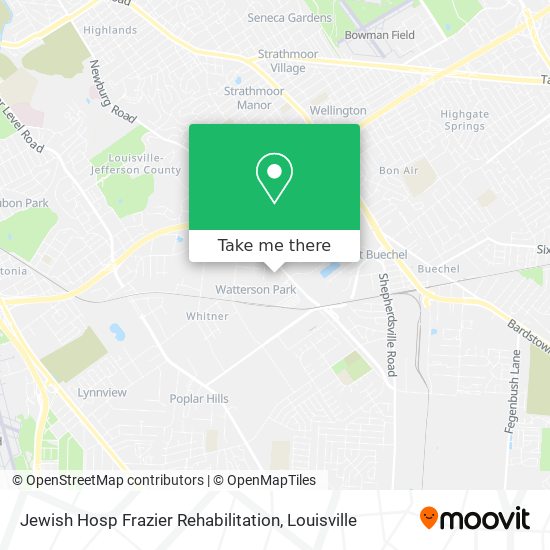 Mapa de Jewish Hosp Frazier Rehabilitation