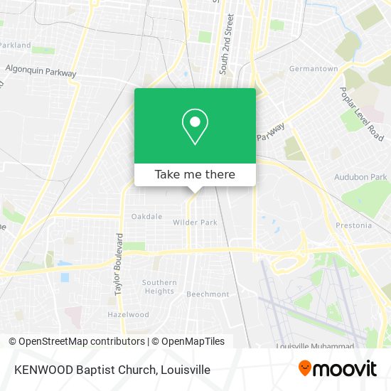 KENWOOD Baptist Church map