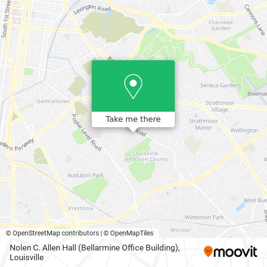 Nolen C. Allen Hall (Bellarmine Office Building) map