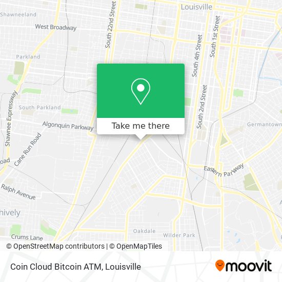 Coin Cloud Bitcoin ATM map