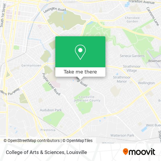 Mapa de College of Arts & Sciences