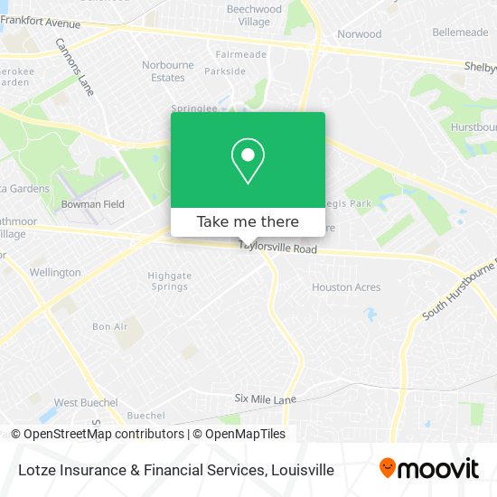 Mapa de Lotze Insurance & Financial Services