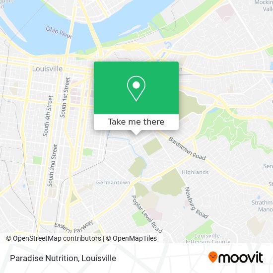 Paradise Nutrition map