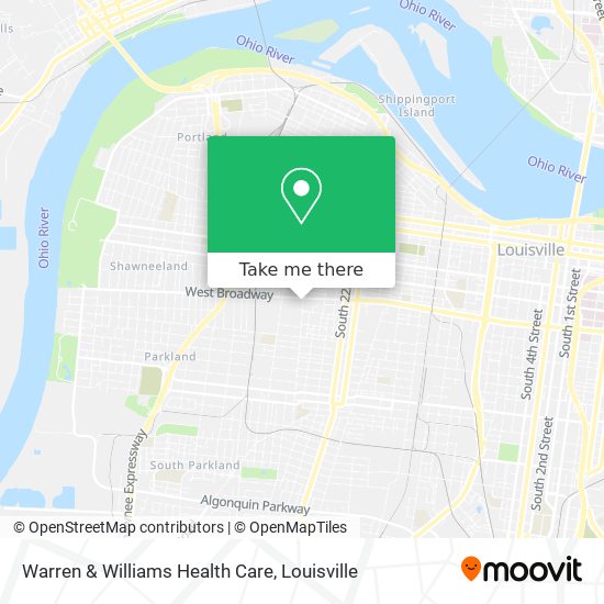 Warren & Williams Health Care map