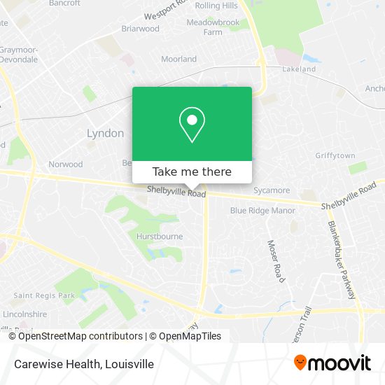 Mapa de Carewise Health