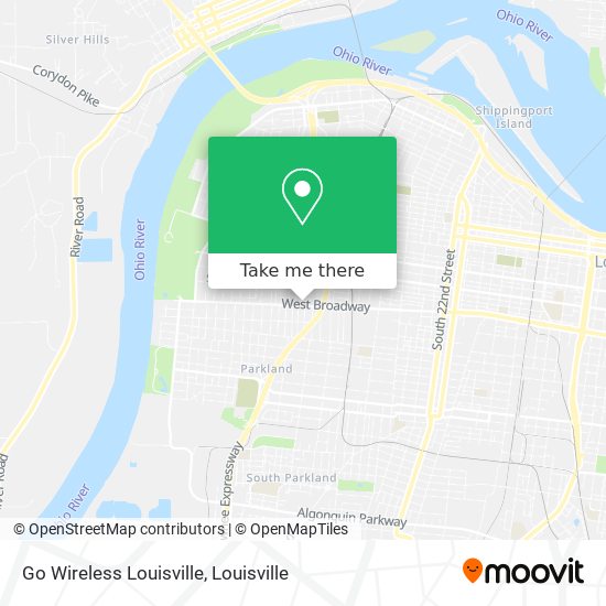 Mapa de Go Wireless Louisville