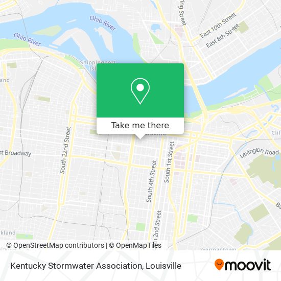 Mapa de Kentucky Stormwater Association