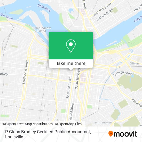 P Glenn Bradley Certified Public Accountant map