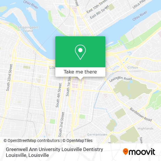 Greenwell Ann University Louisville Dentistry Louisville map