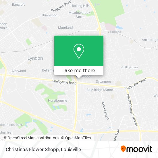 Christina's Flower Shopp map