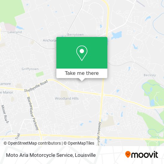 Moto Aria Motorcycle Service map