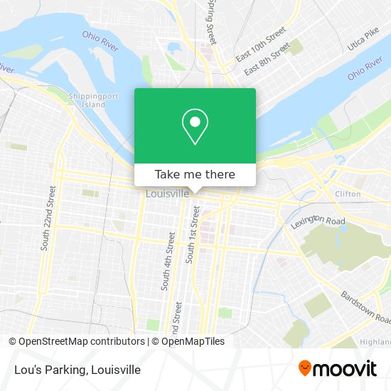 Lou's Parking map