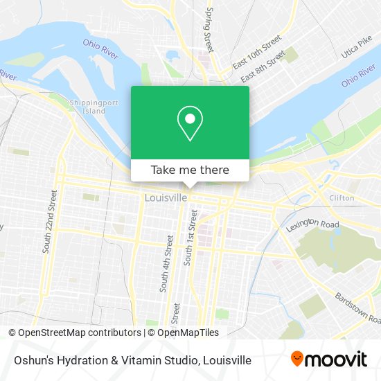 Oshun's Hydration & Vitamin Studio map