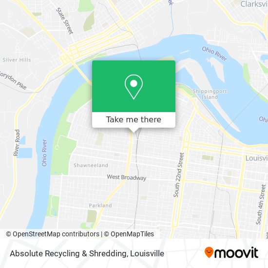 Absolute Recycling & Shredding map