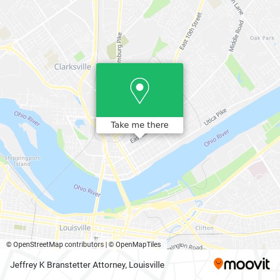 Jeffrey K Branstetter Attorney map