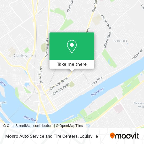 Monro Auto Service and Tire Centers map