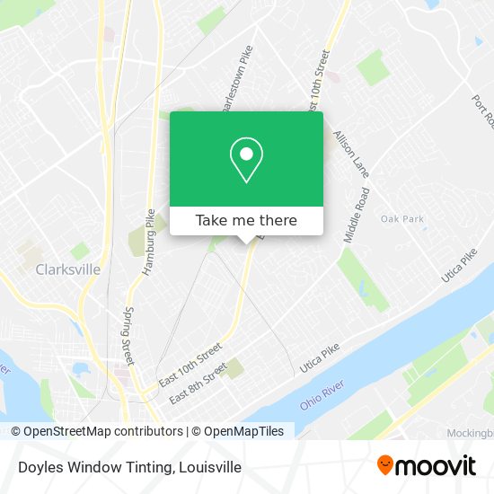 Mapa de Doyles Window Tinting