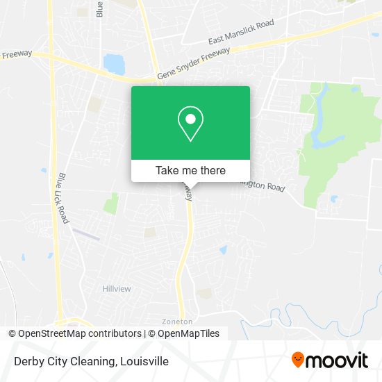 Derby City Cleaning map