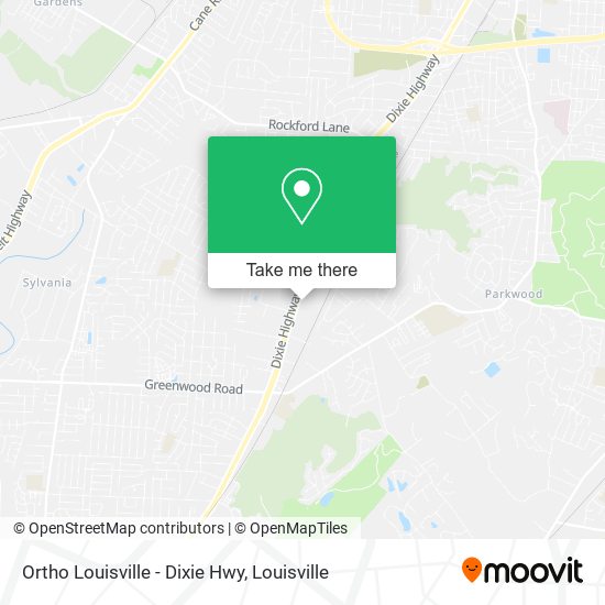 Mapa de Ortho Louisville - Dixie Hwy