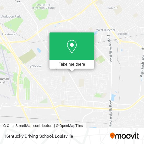 Mapa de Kentucky Driving School