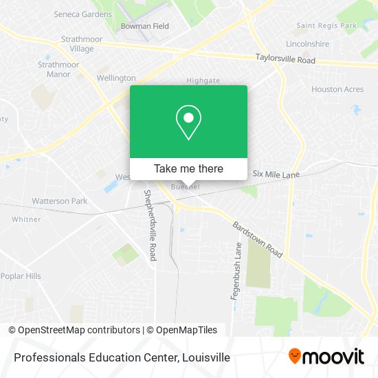 Mapa de Professionals Education Center