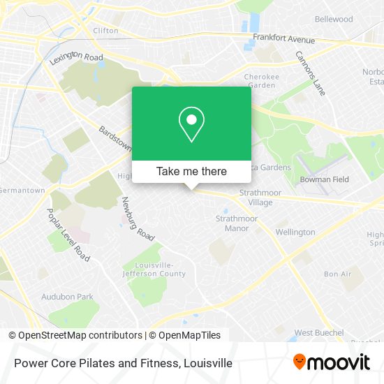 Power Core Pilates and Fitness map