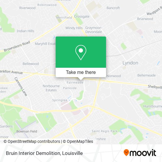 Bruin Interior Demolition map
