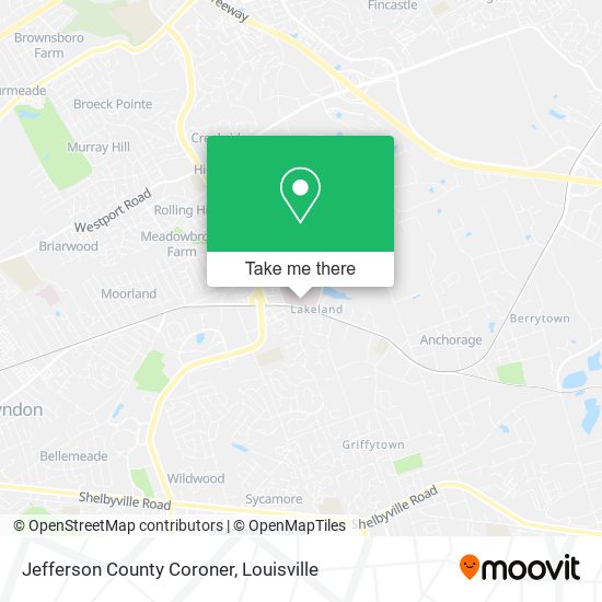 Jefferson County Coroner map